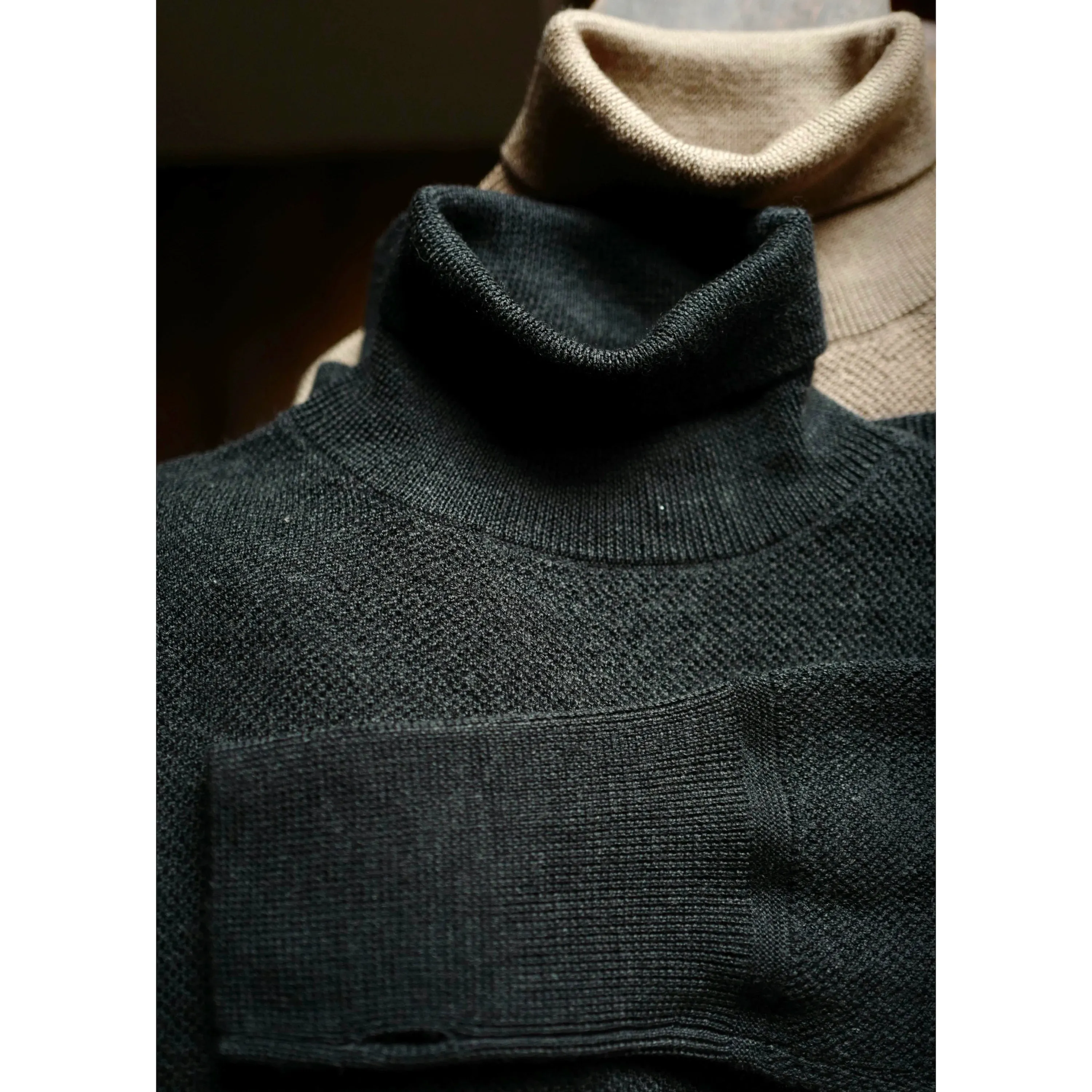 Elegant Wool Turtleneck Sweater