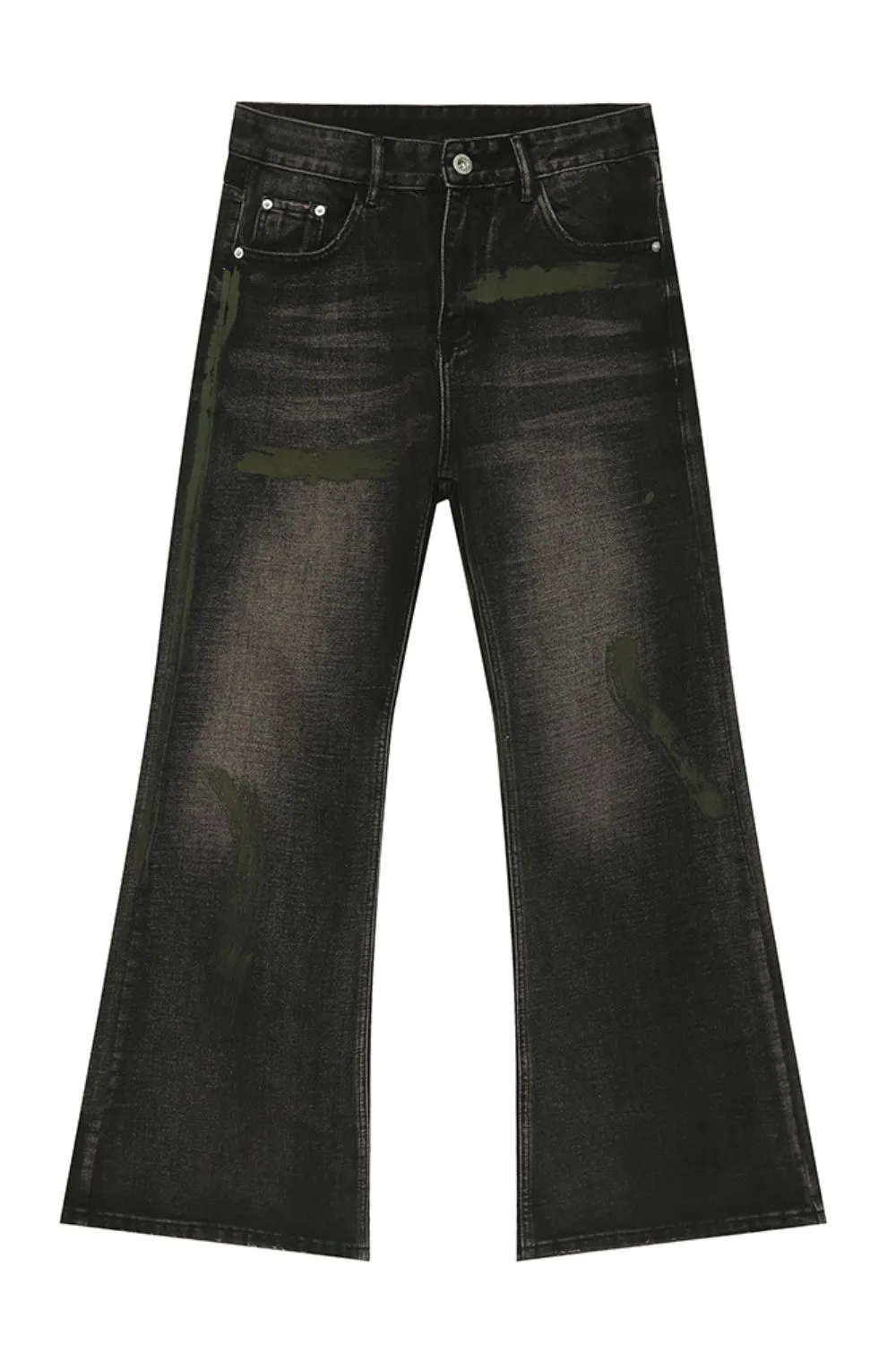 Elias Men's Clean Fit Bootcut Jeans with Pockets