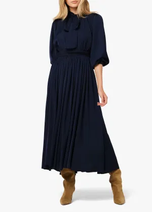 Elle Blouson Dress (Blue)