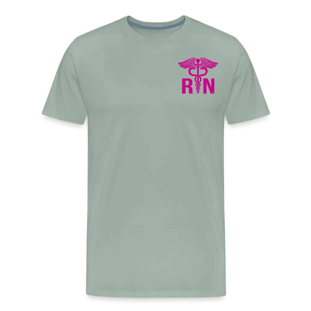 Emergency Room Nurse Flag Men's Premium T-Shirt (CK1836) Updated
