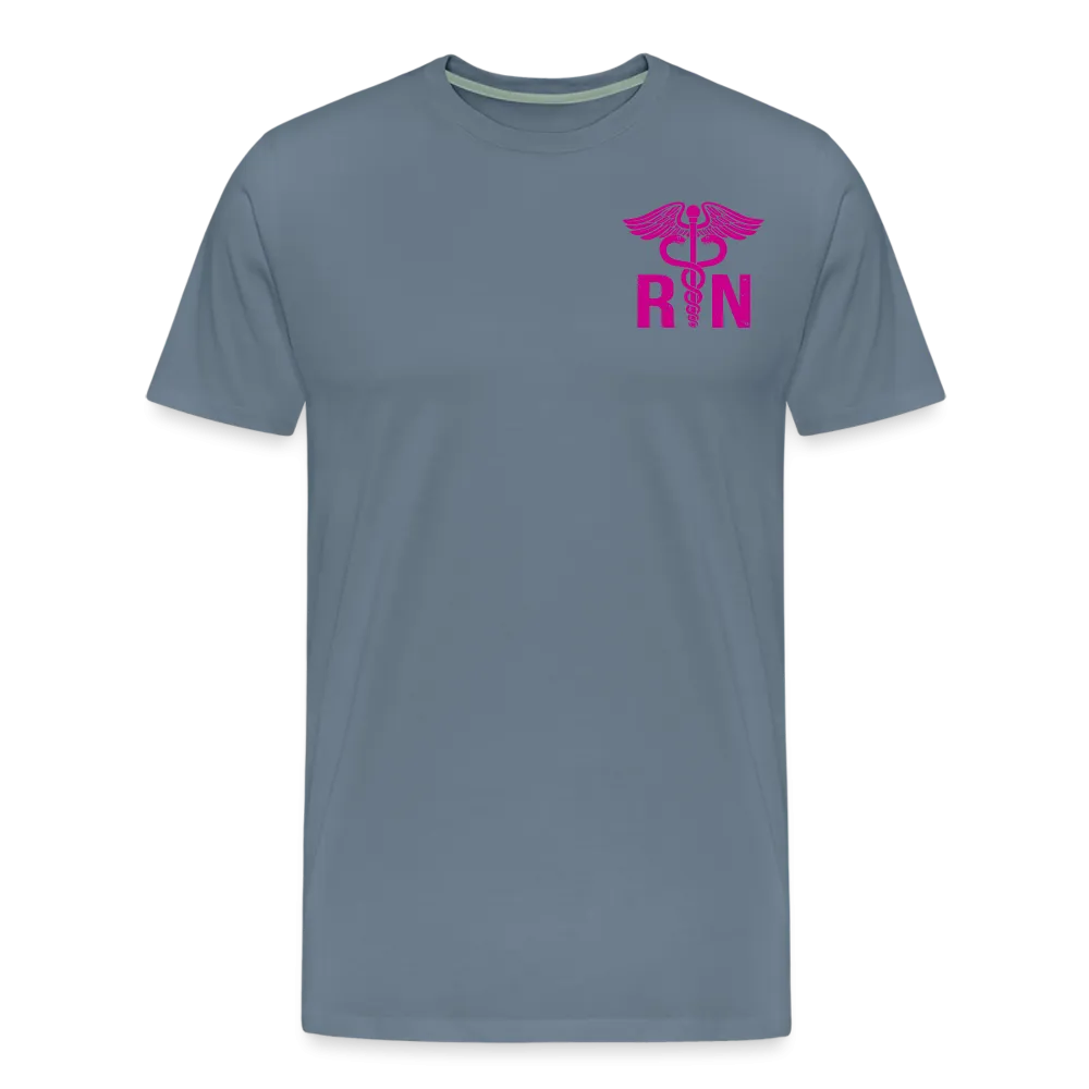 Emergency Room Nurse Flag Men's Premium T-Shirt (CK1836) Updated