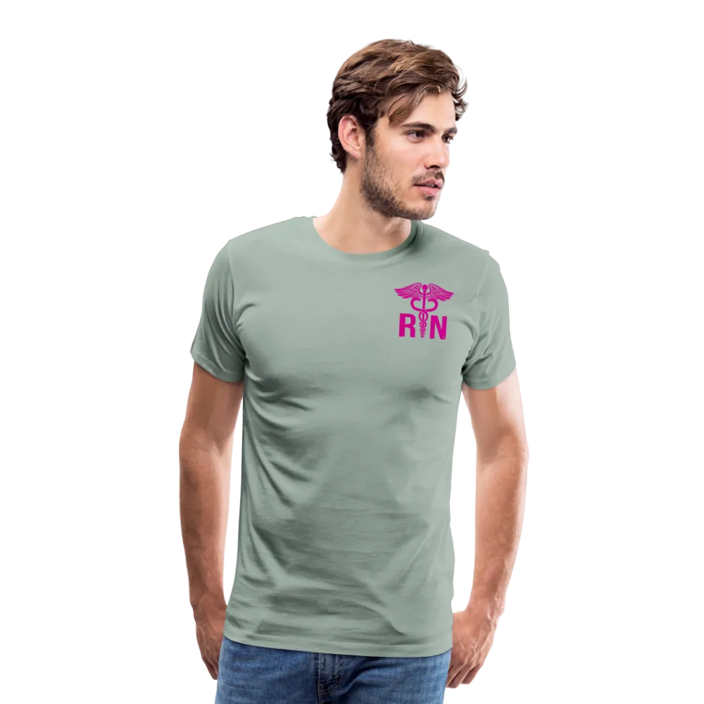 Emergency Room Nurse Flag Men's Premium T-Shirt (CK1836) Updated
