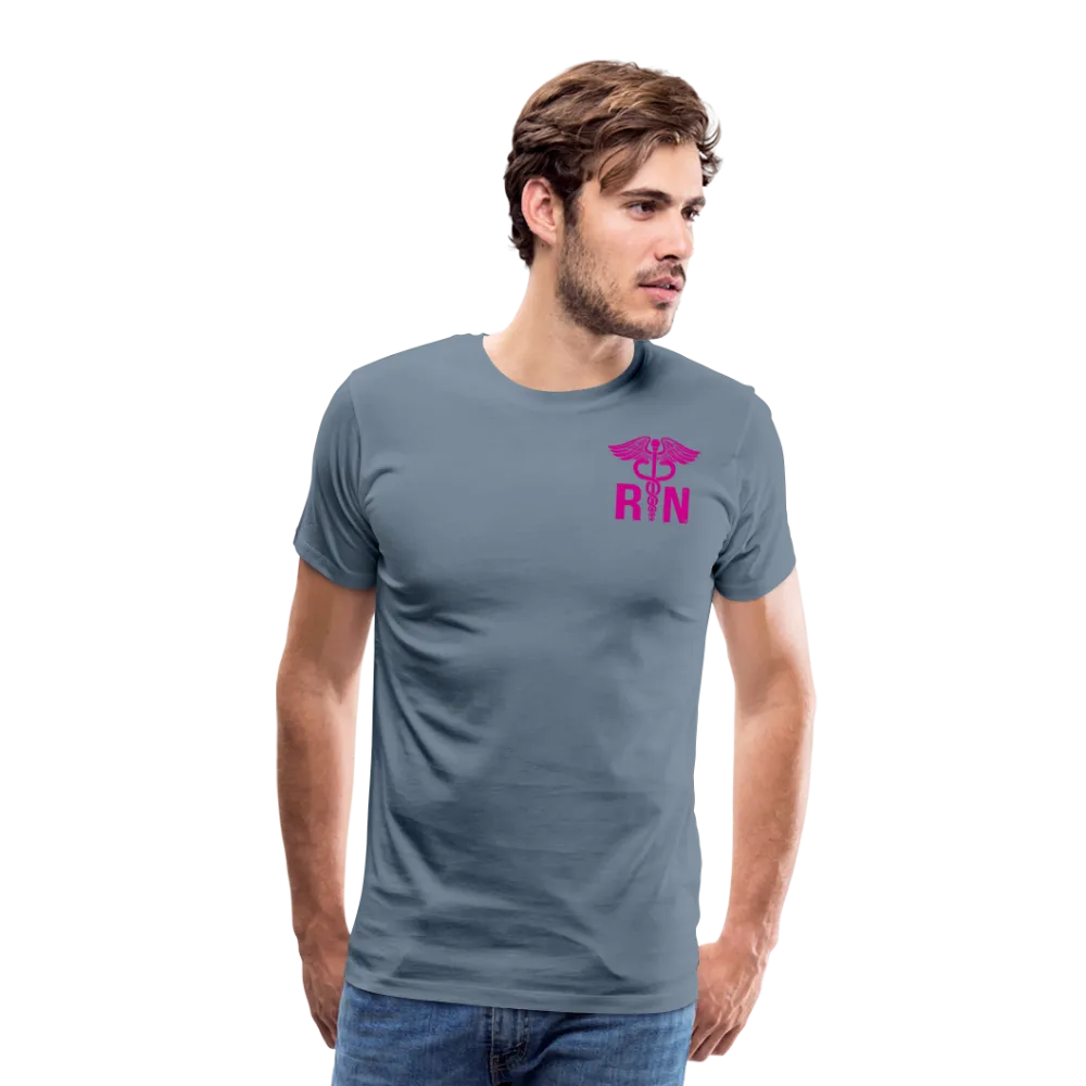 Emergency Room Nurse Flag Men's Premium T-Shirt (CK1836) Updated