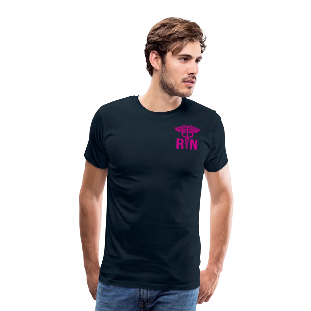 Emergency Room Nurse Flag Men's Premium T-Shirt (CK1836) Updated