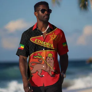 Ethiopia Derg Downfall Day Hawaiian Shirt Ethiopian Lion of Judah LT14