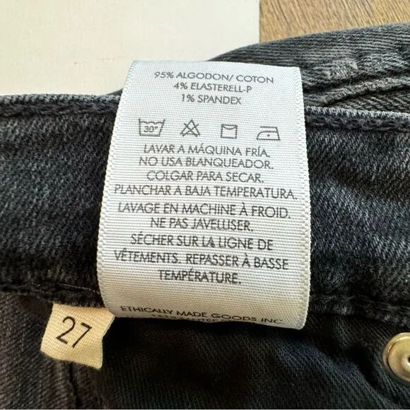 ETICA Jeans Size 27 Scarlet Midrise Slim Ankle in Liverpool