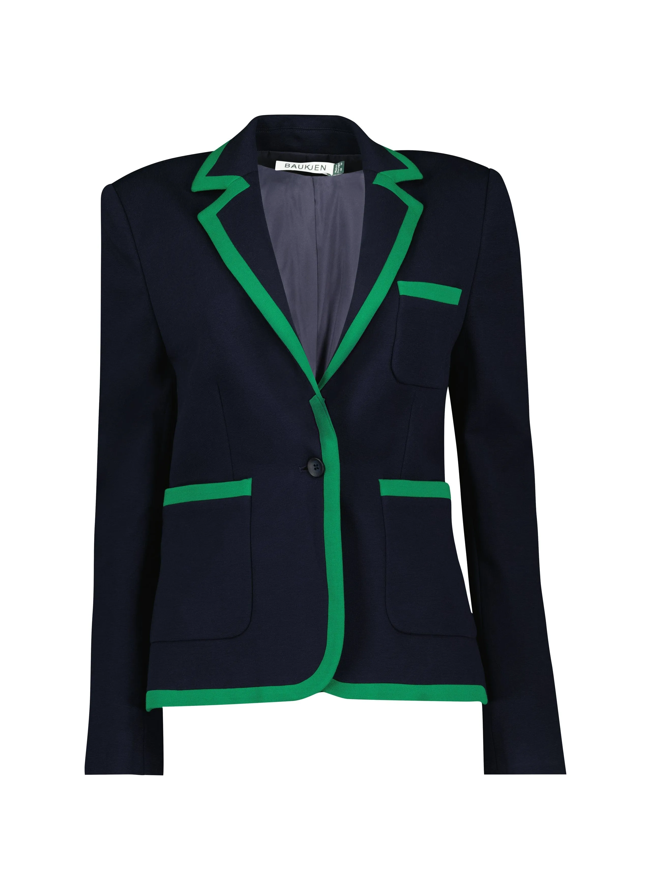 Eunice LENZING™ ECOVERO™ Ponte Blazer | Classic Navy