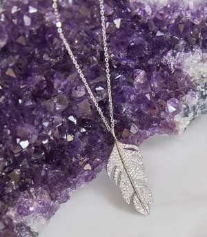Feather Pendant Necklace