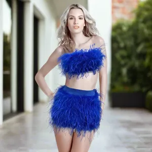 Felicia - Ostrich Feather Skirt