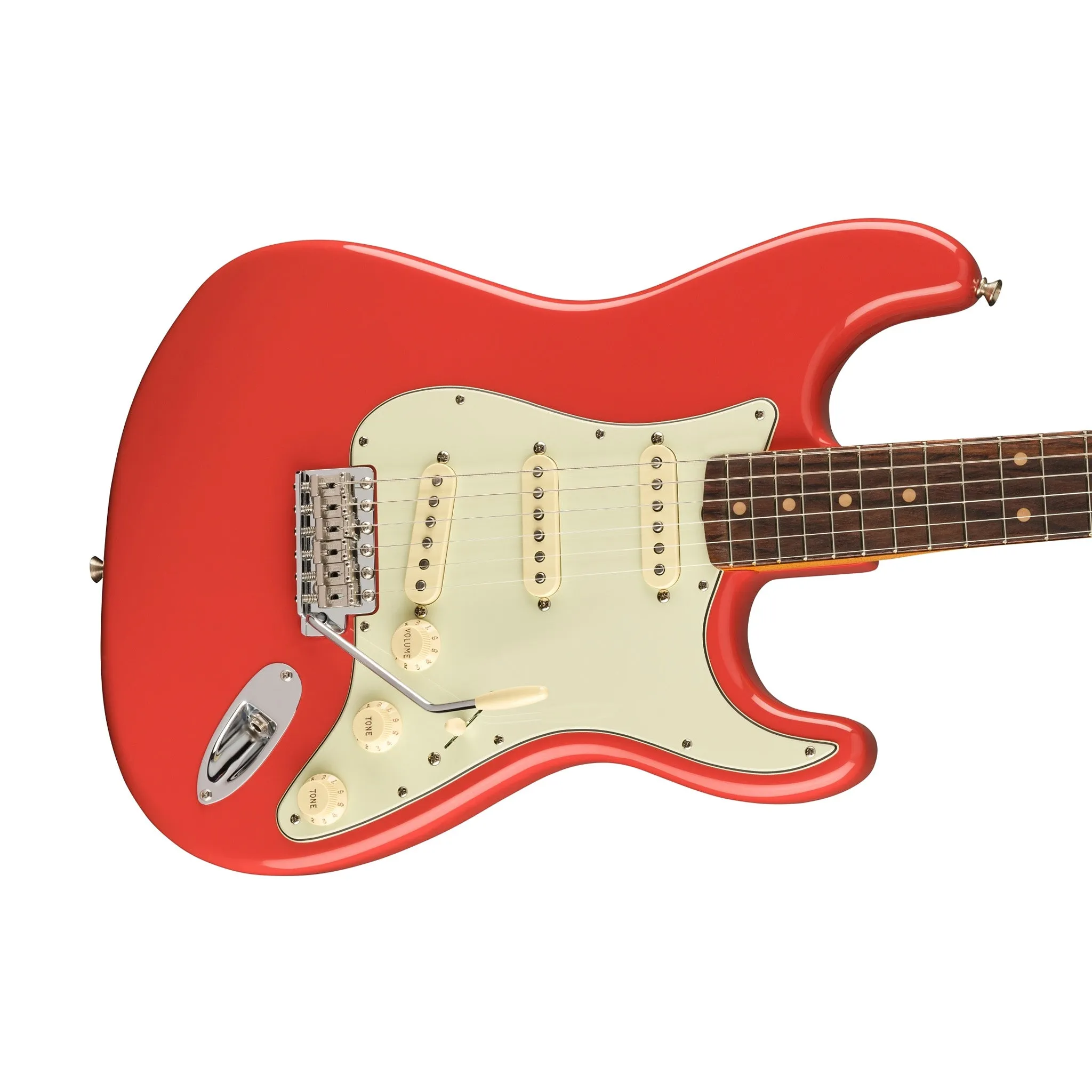 Fender American Vintage II 61 Stratocaster Electric Guitar, RW FB, Fiesta Red (B-Stock)