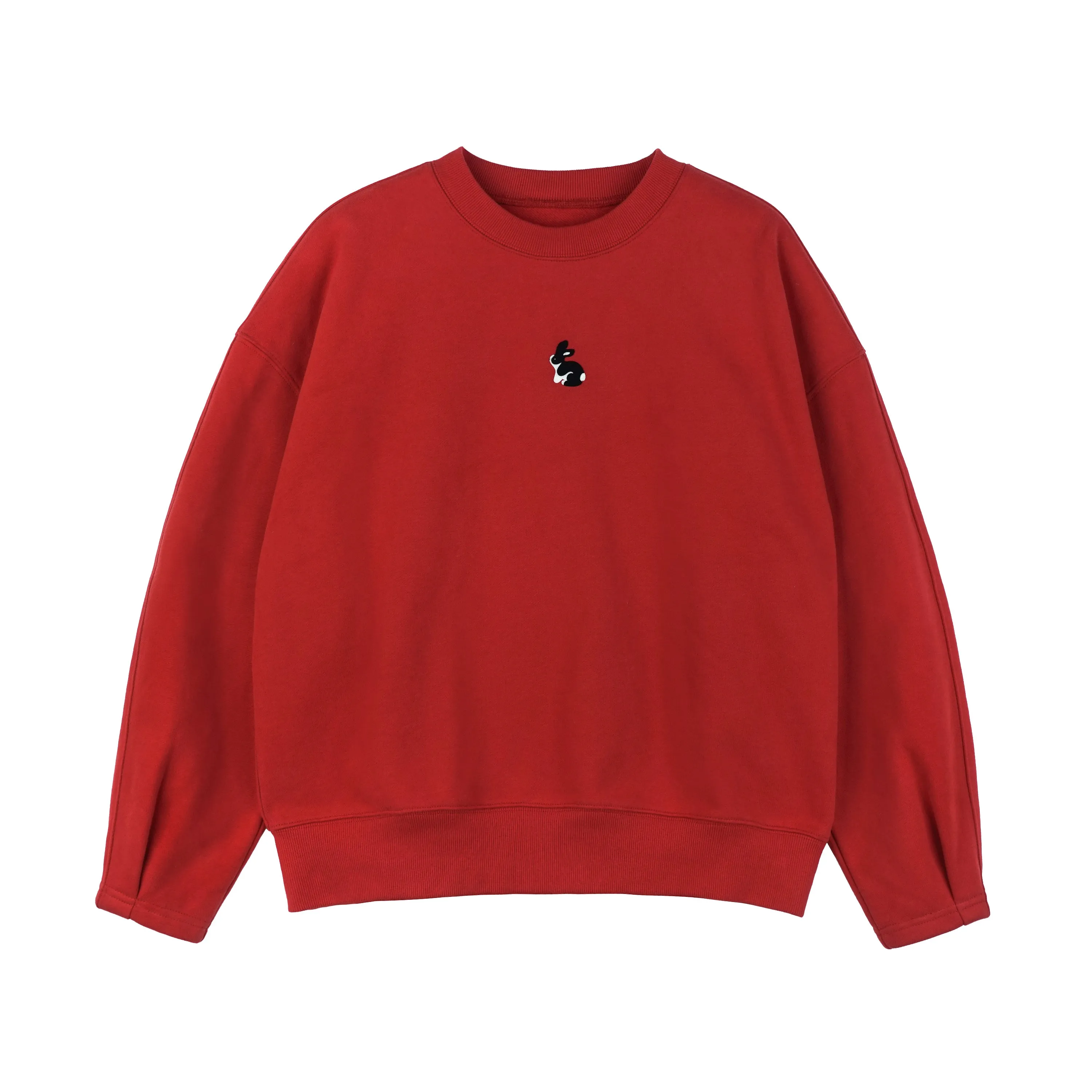 Flocked Rabbit Sweater & Skirt Set