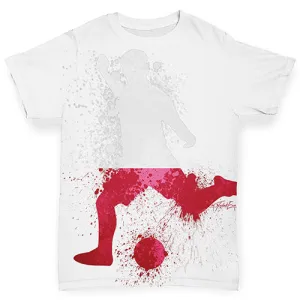 Football Soccer Silhouette Poland Baby Toddler ALL-OVER PRINT Baby T-shirt