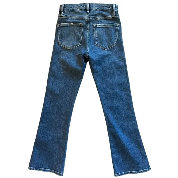 FRAME Le Crop Mini Boot jeans in EUC size 24