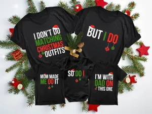 Funny Matching Family Christmas Tshirt