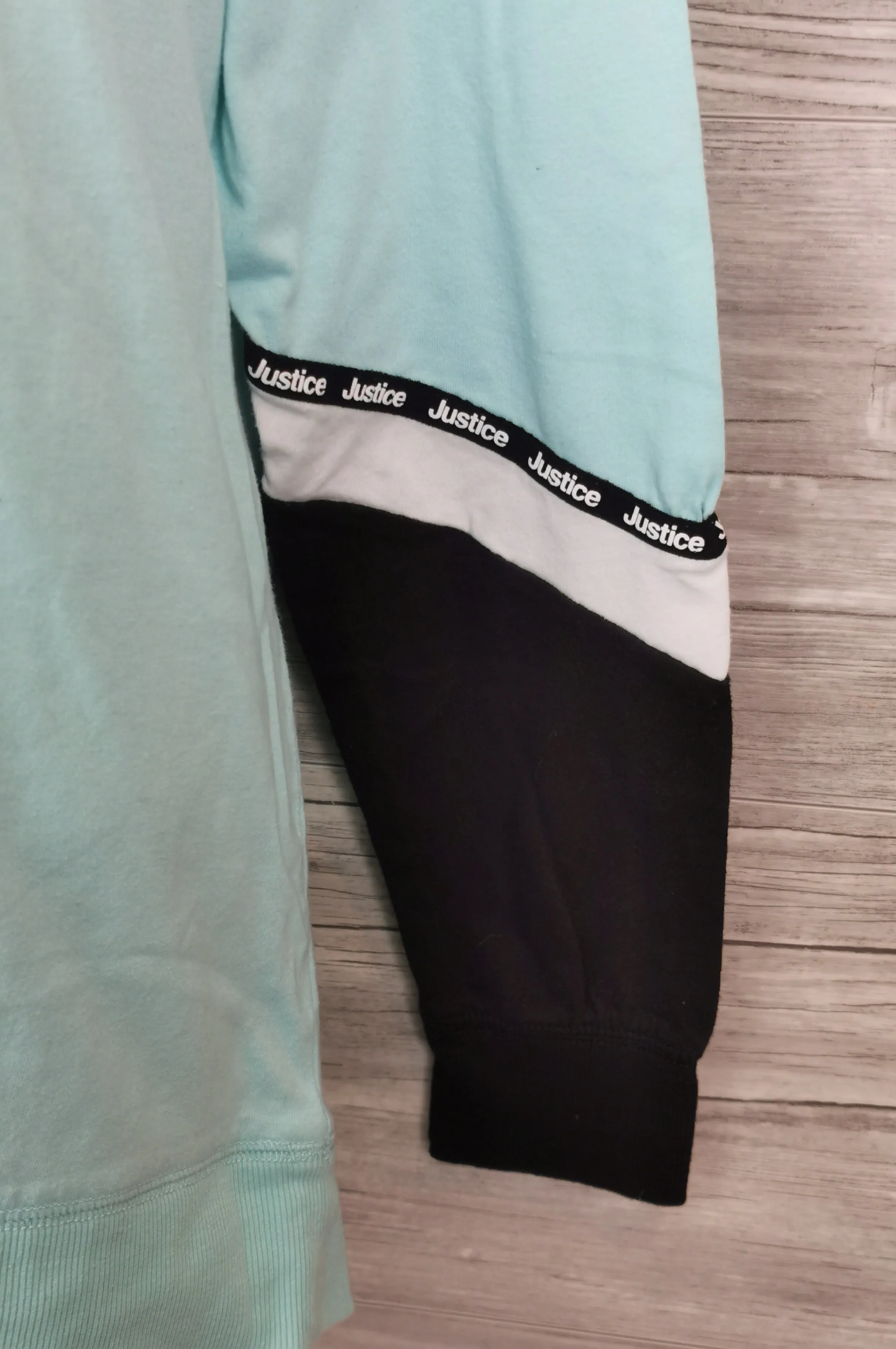 GIRL SIZE 14/16 YEARS - JUSTICE Active, Soft Pullover Hoodie EUC B15