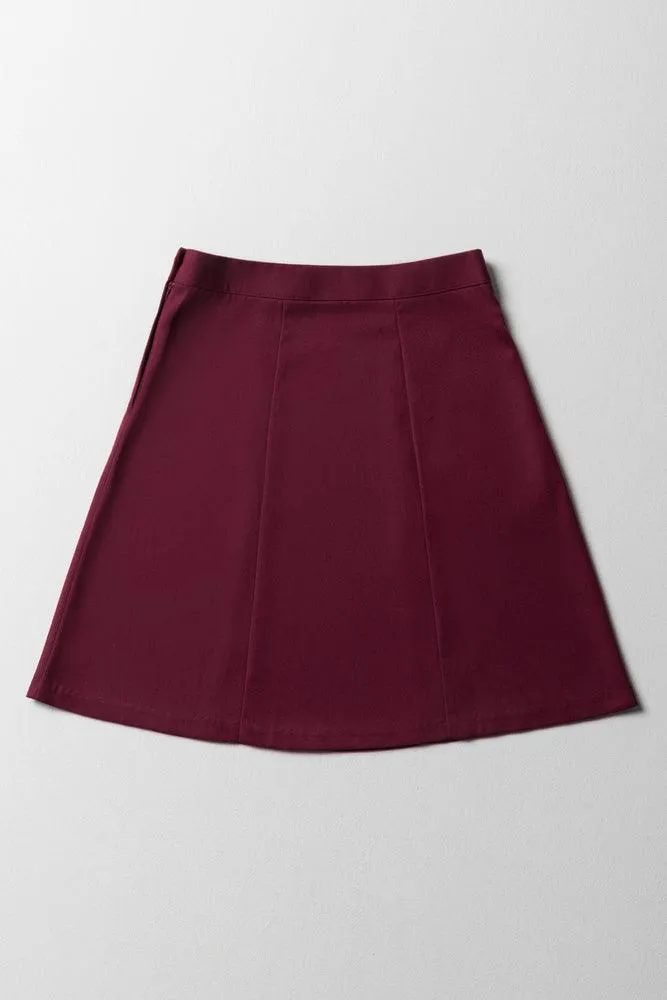 Girls Primary School Skirt Primary Maroon