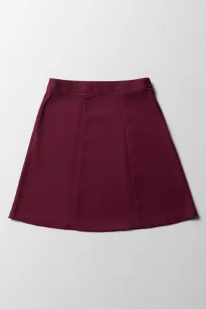 Girls Primary School Skirt Primary Maroon