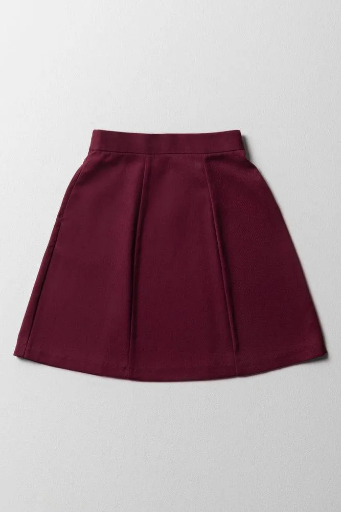 Girls Primary School Skirt Primary Maroon