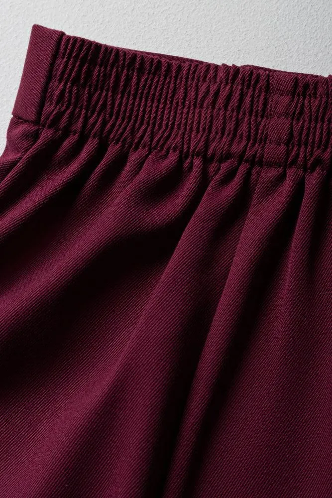 Girls Primary School Skirt Primary Maroon
