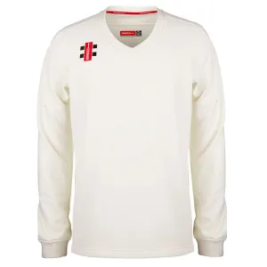 GN Pro Performance Junior Cricket Sweater - Ivory