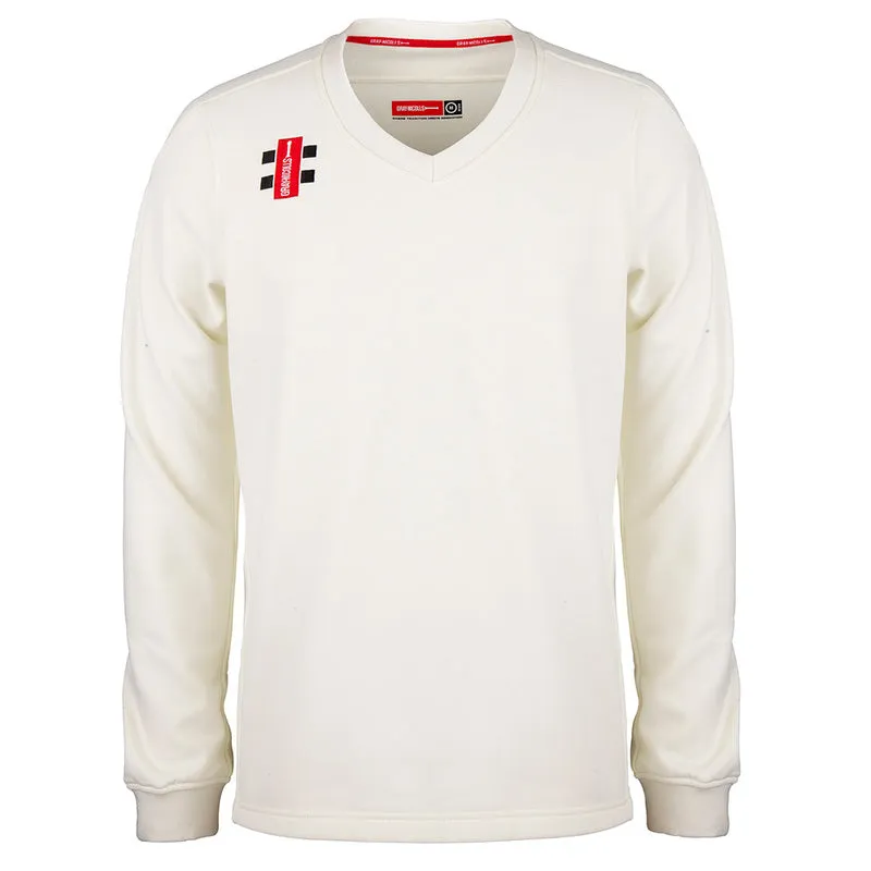 GN Pro Performance Junior Cricket Sweater - Ivory