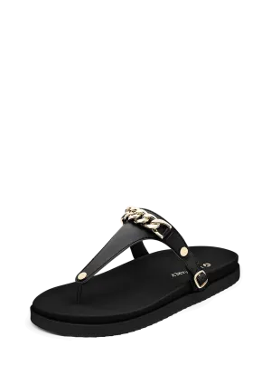 Gold Chain - Casual Clean Black