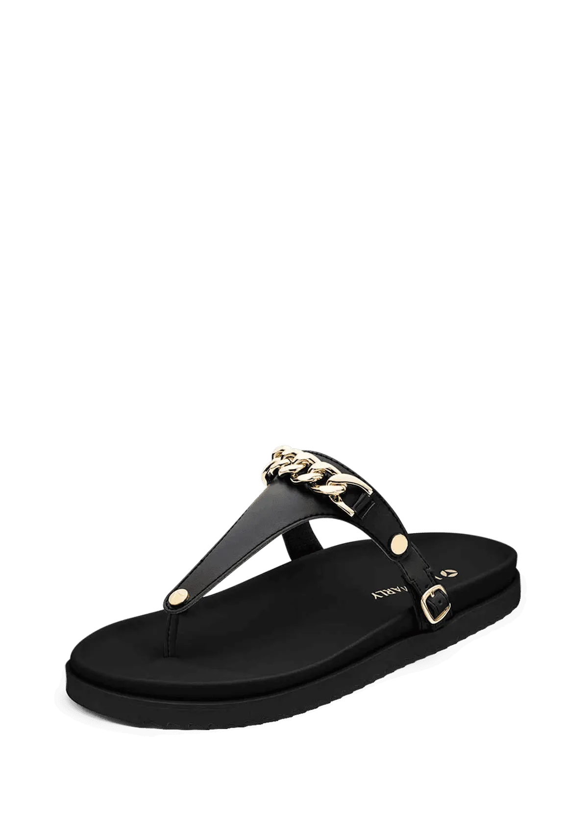 Gold Chain - Casual Clean Black