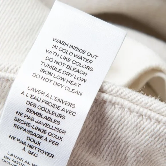 Good American Good Classic Jeans Straight Leg High Waist Cream Size 0/25 New