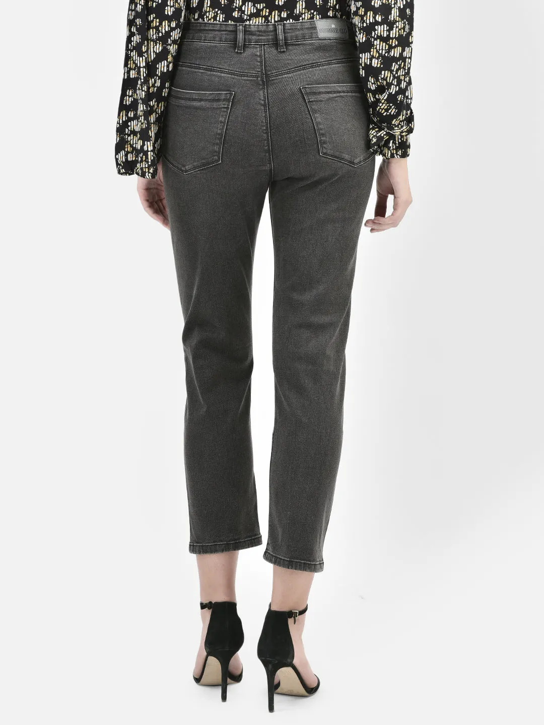 Grey Straight Jeans