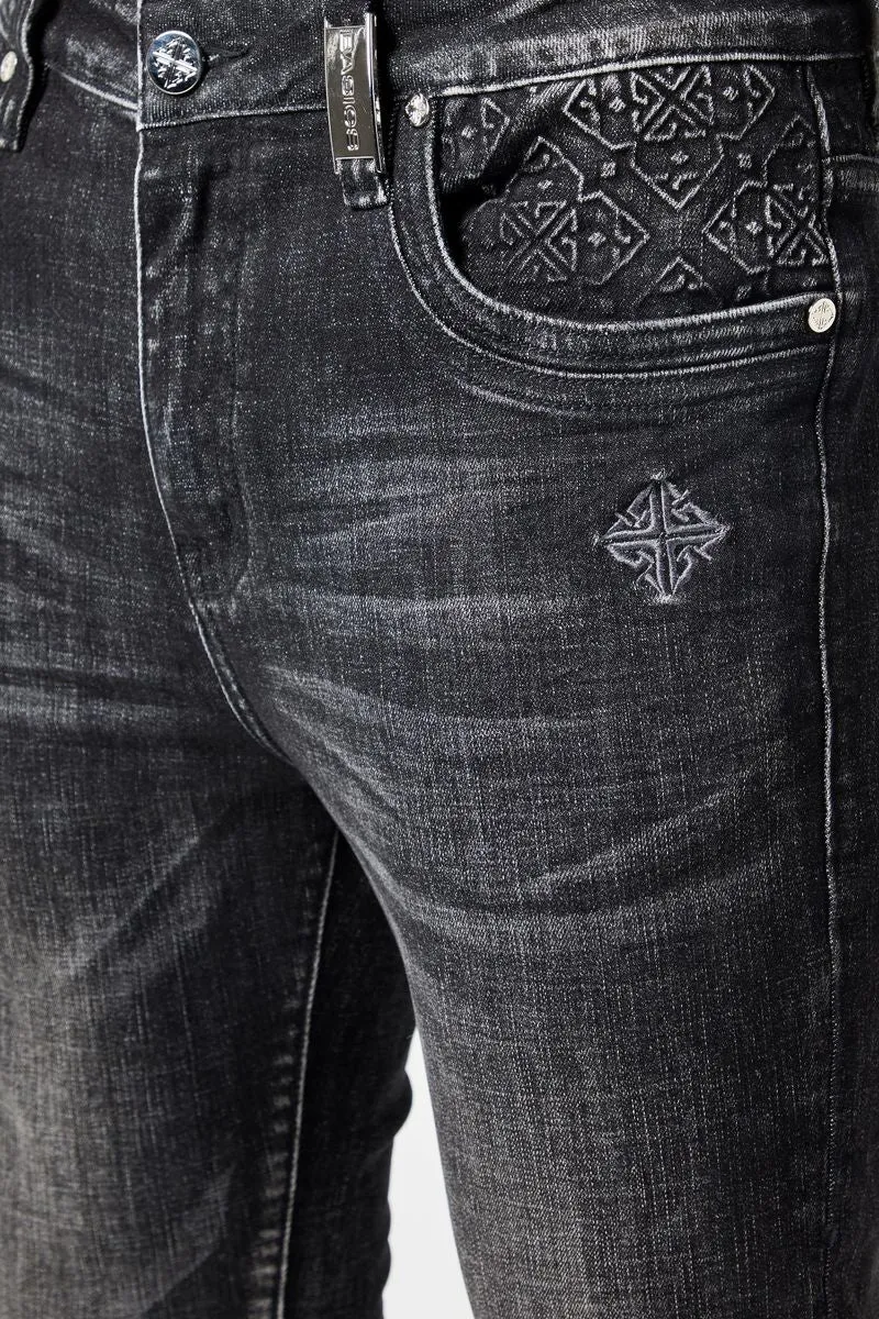 GUAPI Iron Grey Basics Stacked Denim V2