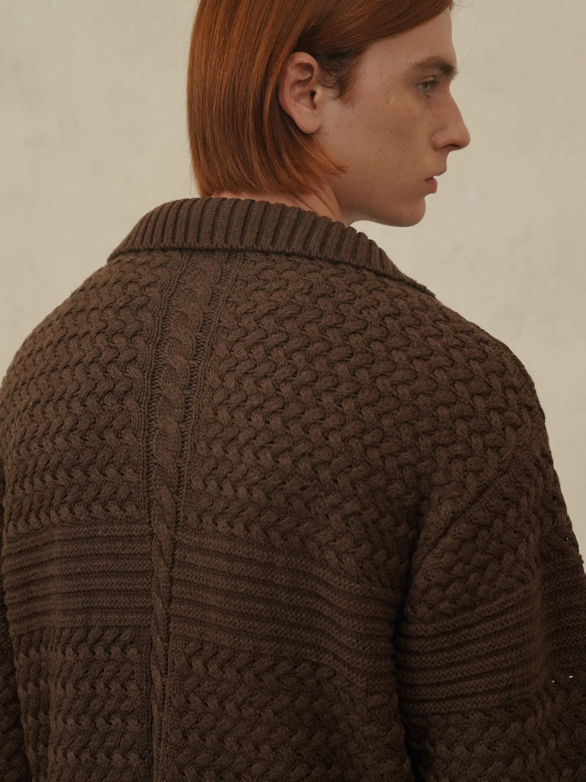 Half Zip Knit Sweater