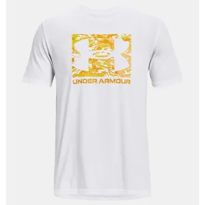 Haut à manches courtes UA ABC Camo Boxed Logo pour homme