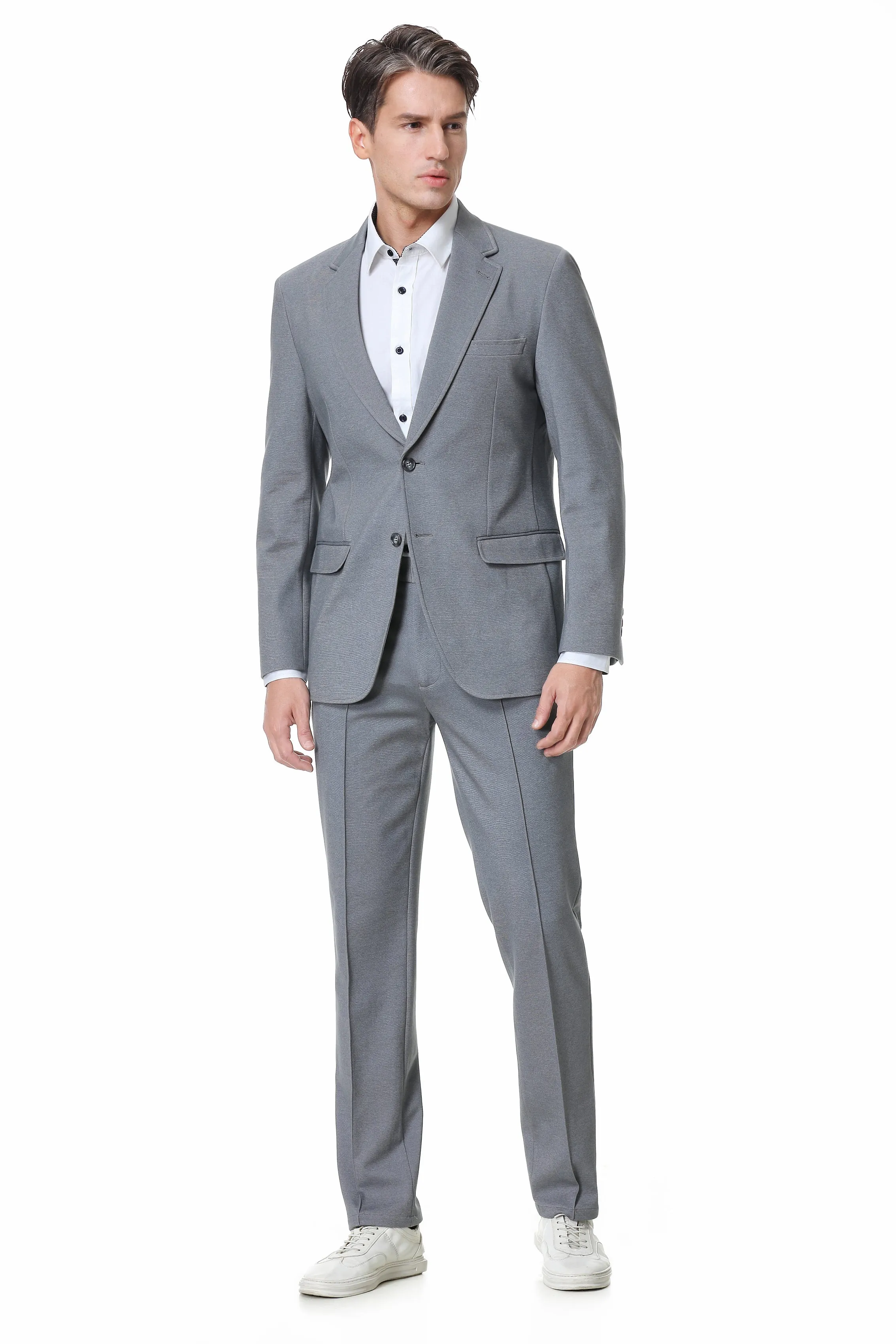Hechter Paris X-Tech Stretch Suit Separate Grey Jacket