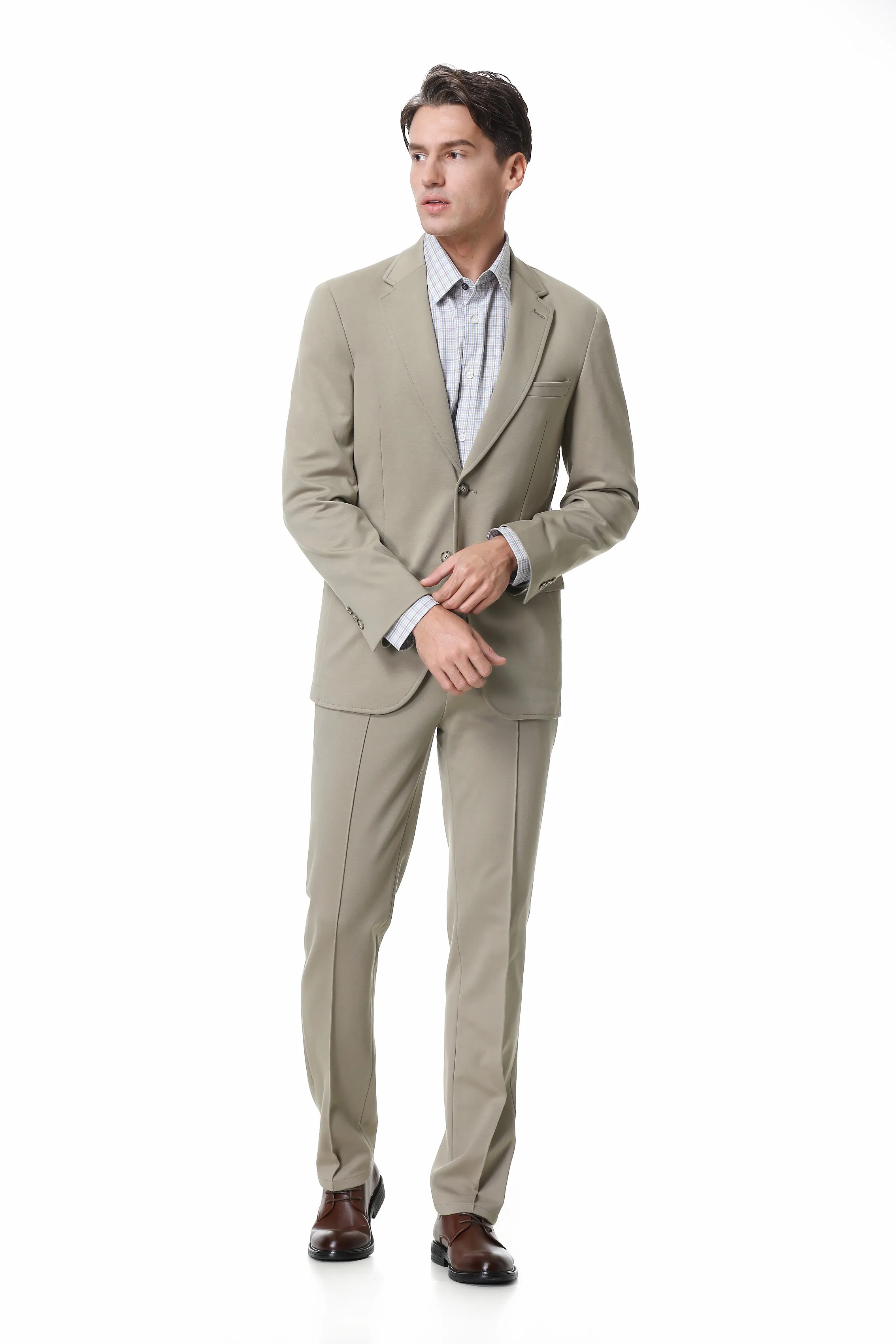 Hechter Paris X-Tech Stretch Suit Seperate Tan Jacket