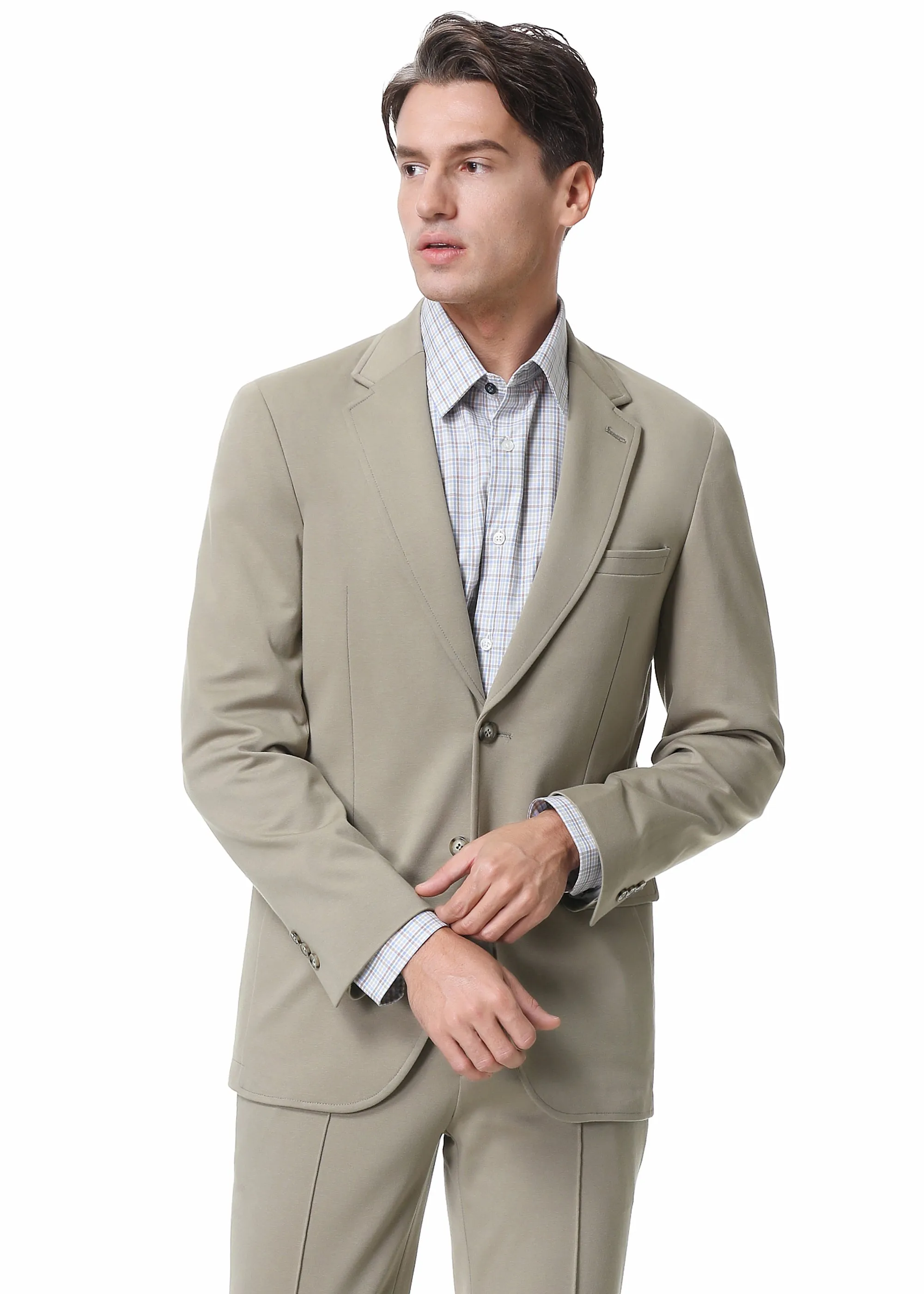 Hechter Paris X-Tech Stretch Suit Seperate Tan Jacket