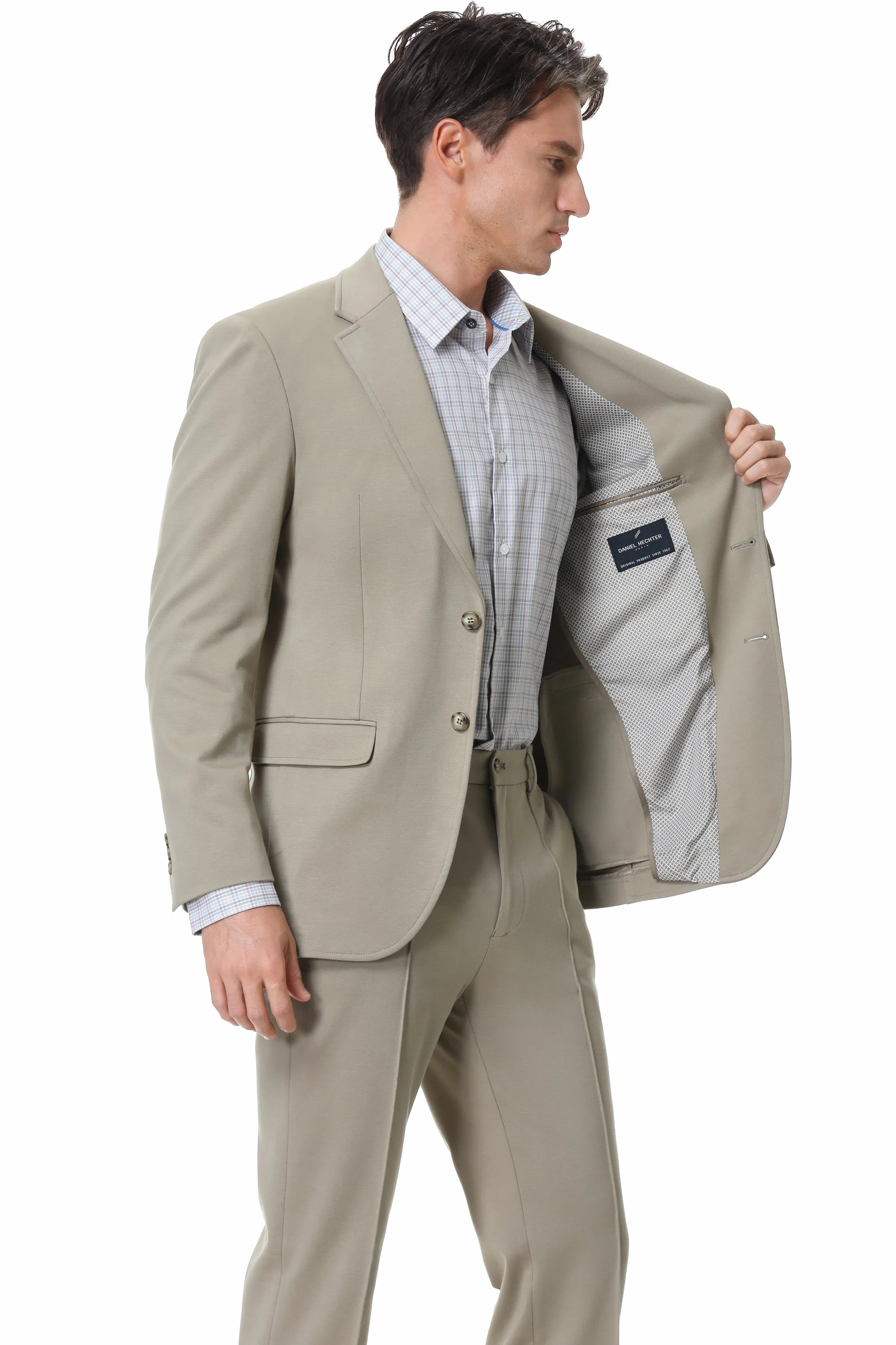 Hechter Paris X-Tech Stretch Suit Seperate Tan Jacket