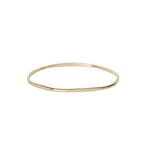 Hex Gold Stacking Bracelet