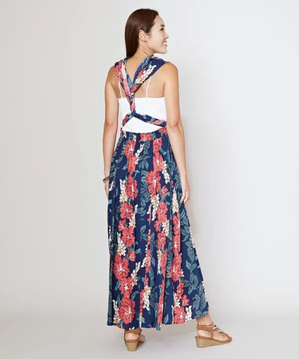 Hibiscus One-Piece Sash Skirt