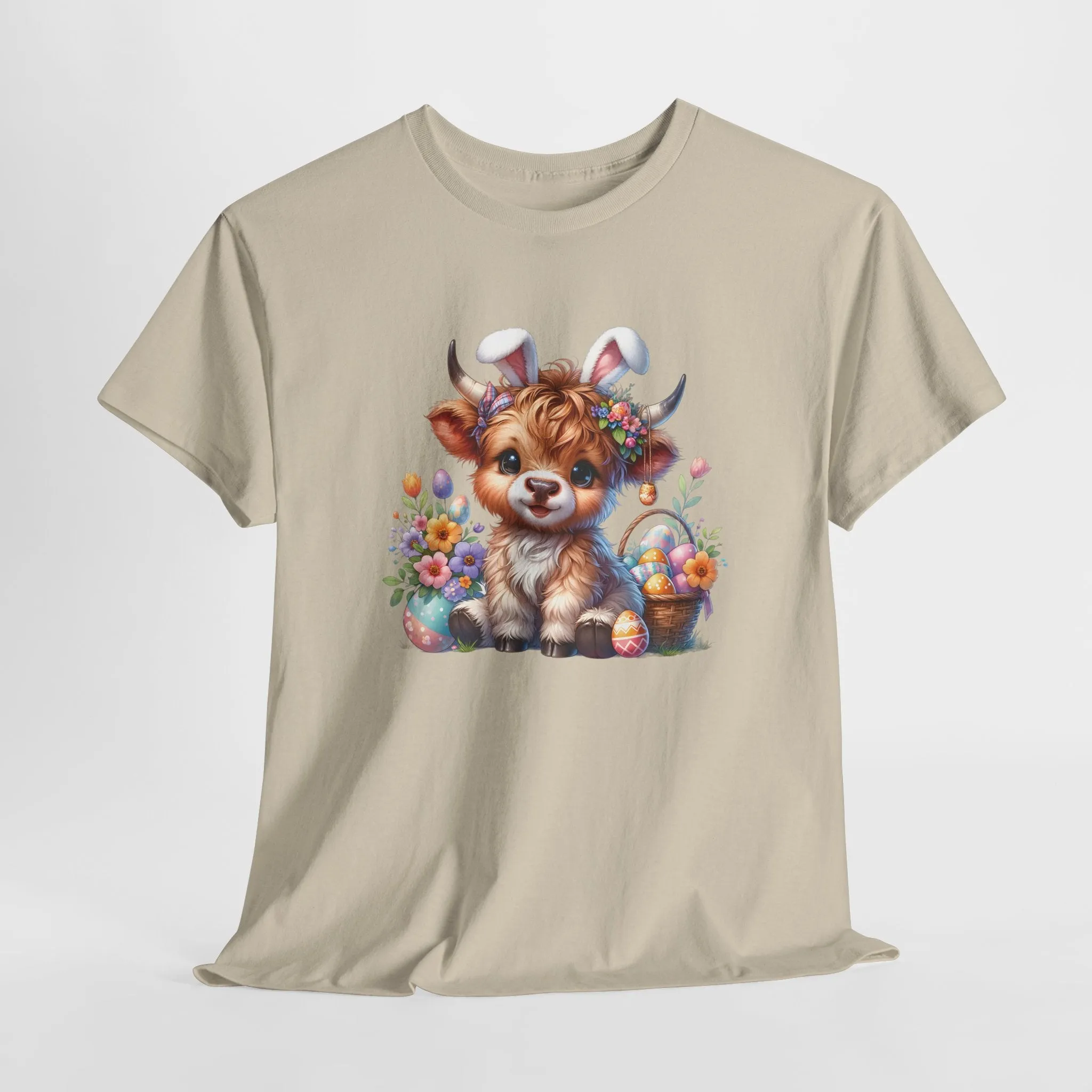 Highland Cow Easter T-Shirt