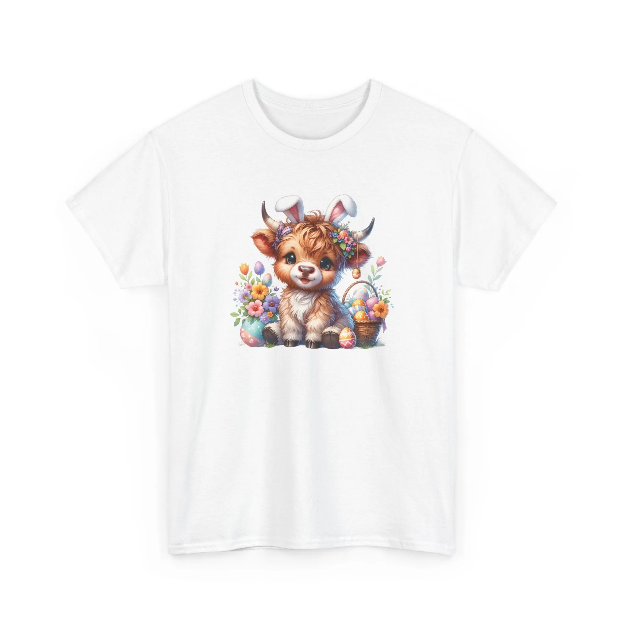 Highland Cow Easter T-Shirt