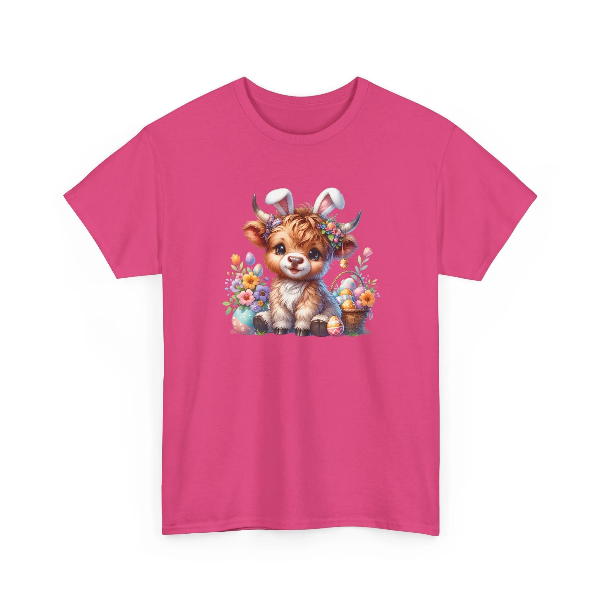 Highland Cow Easter T-Shirt