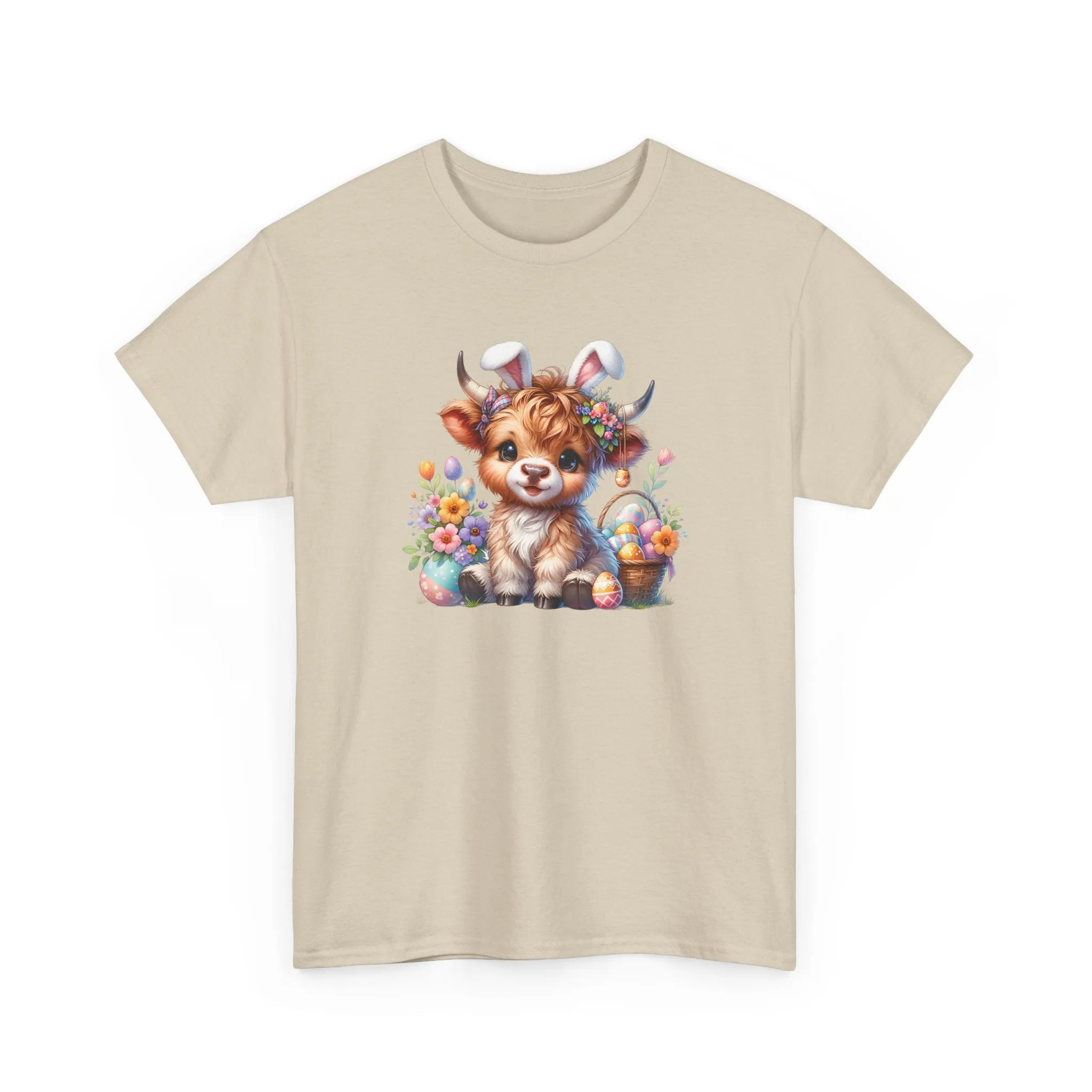 Highland Cow Easter T-Shirt
