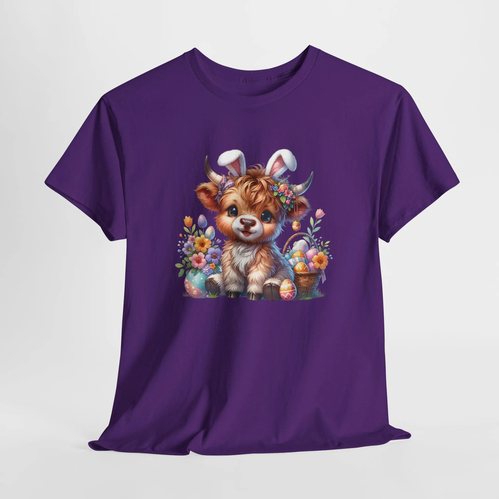 Highland Cow Easter T-Shirt