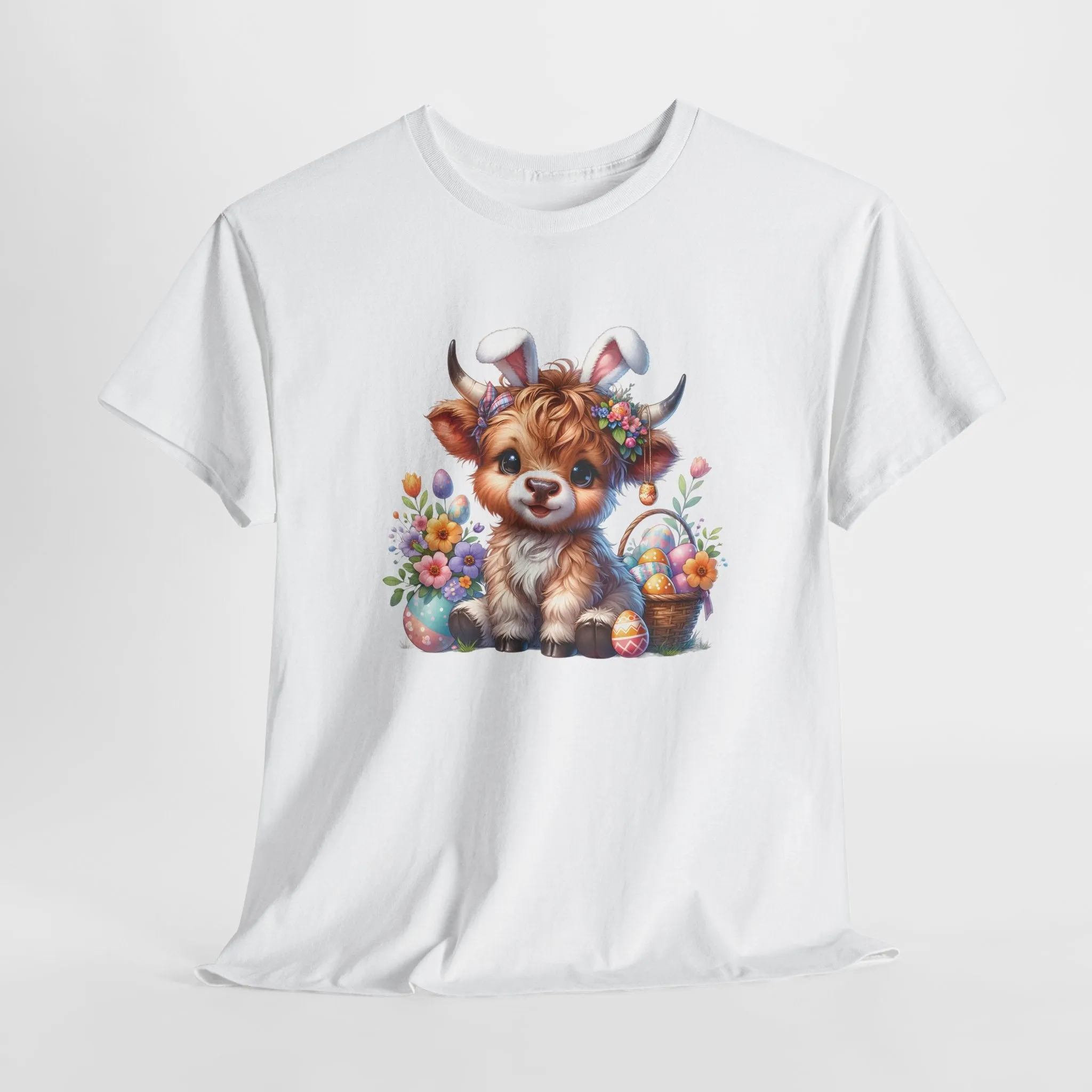 Highland Cow Easter T-Shirt