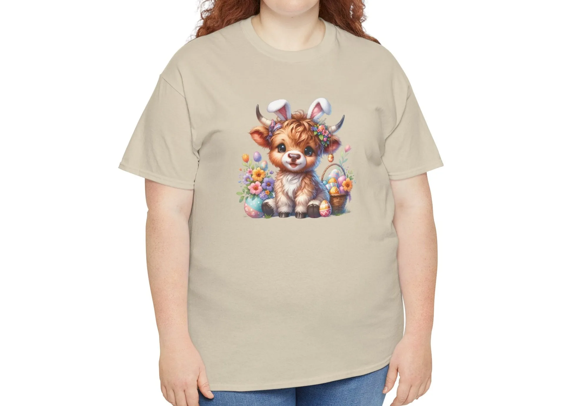 Highland Cow Easter T-Shirt