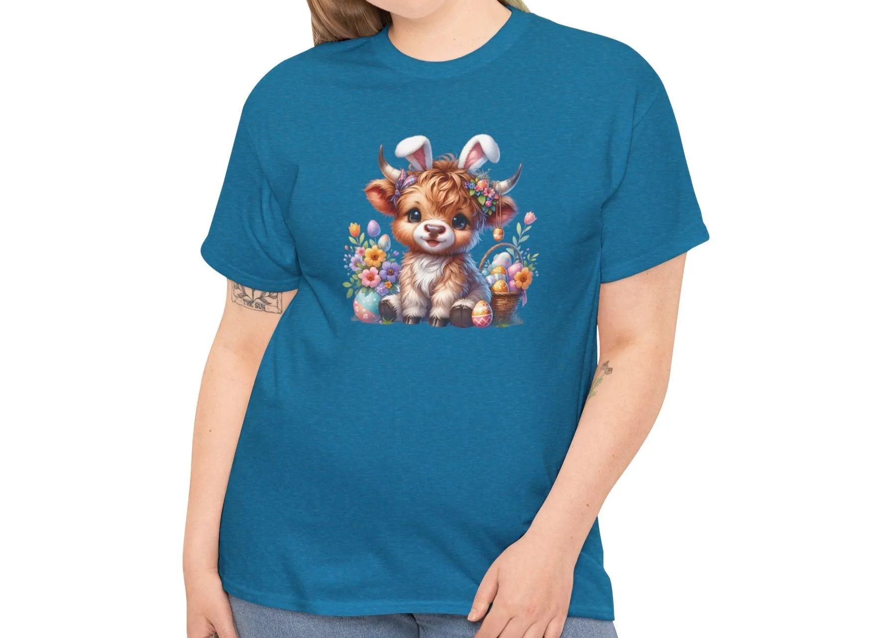 Highland Cow Easter T-Shirt