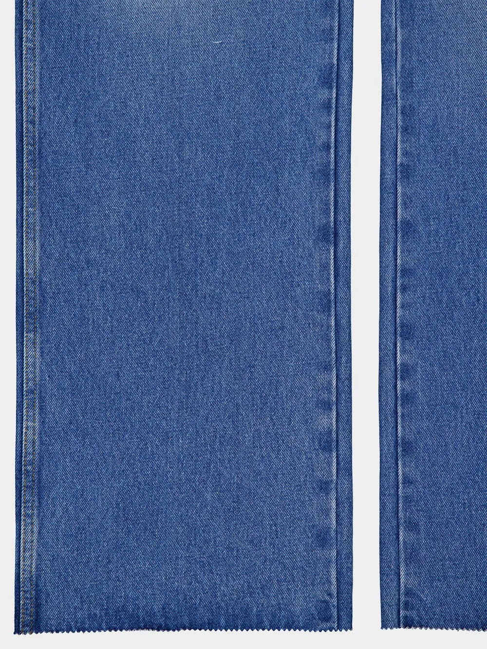 Horsebit-Detail Wide-Leg Jeans