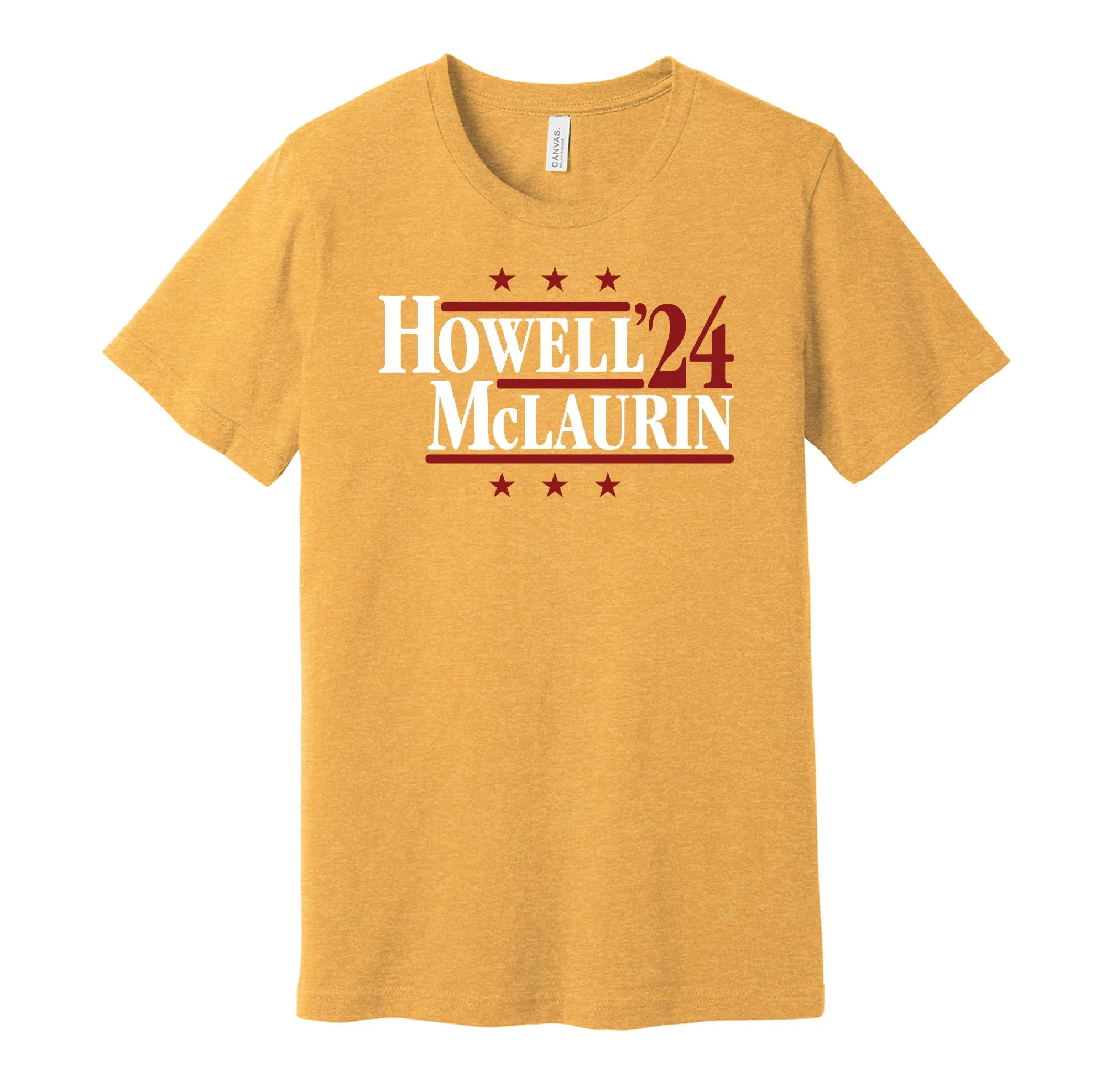 Howell & McLaurin '24 - Washington Football Legends Political Campaign Parody T-Shirt - Hyper Than Hype Shirts