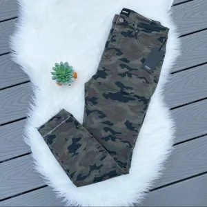 Hudson Camo Skinny Jeans