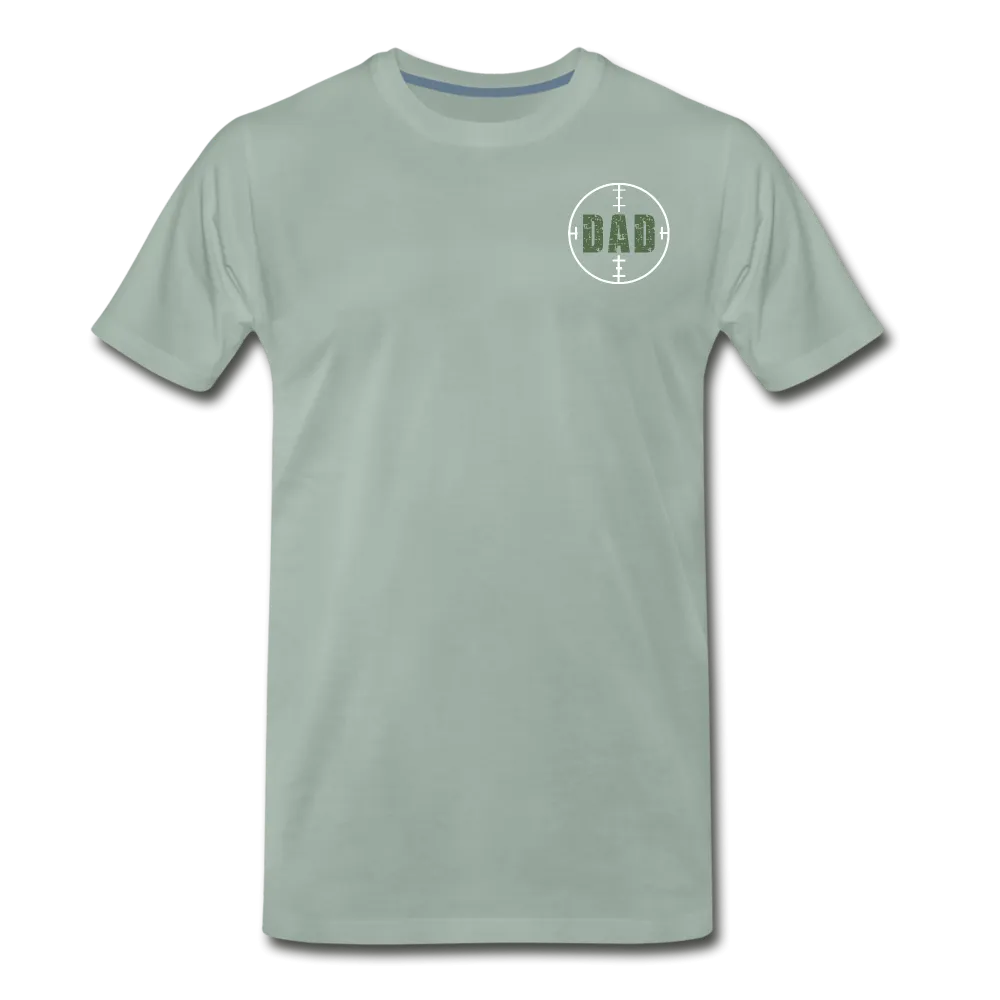 Hunting Flag Best Bucking Dad Ever Men's Premium T-Shirt (CK4118)